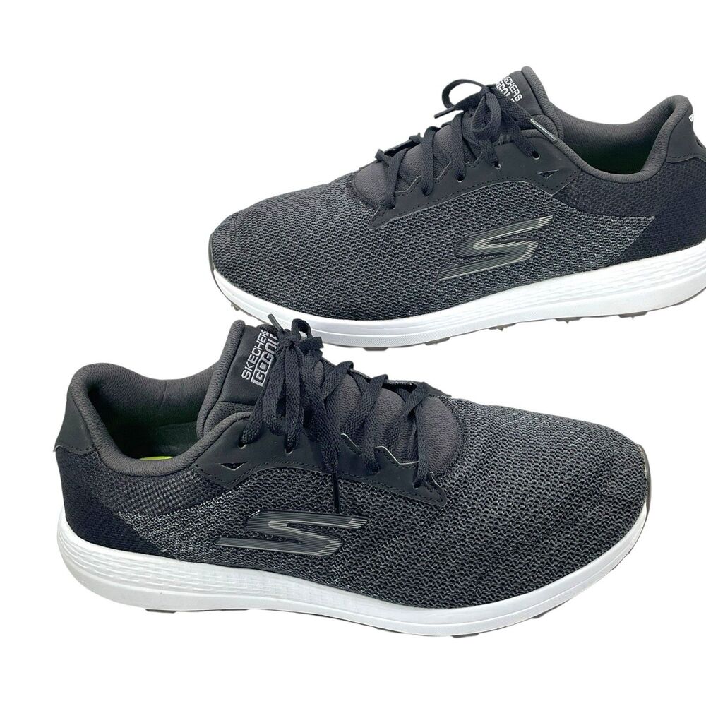 Skechers Go Golf Elite 54546 Men’s Size 11 Black White Spikeless Golf Shoes